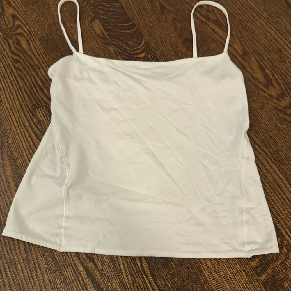 lululemon athletica White Spaghetti Strap Tank